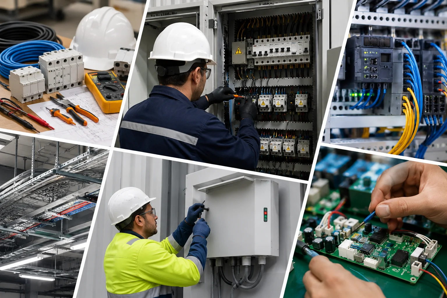 Fourniture, installation et mise en service d'équipements électriques